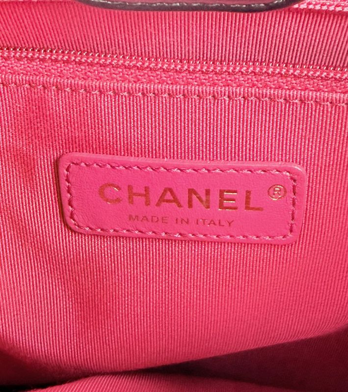 Chanel Black CC Season Shopper Shoulder Bag
