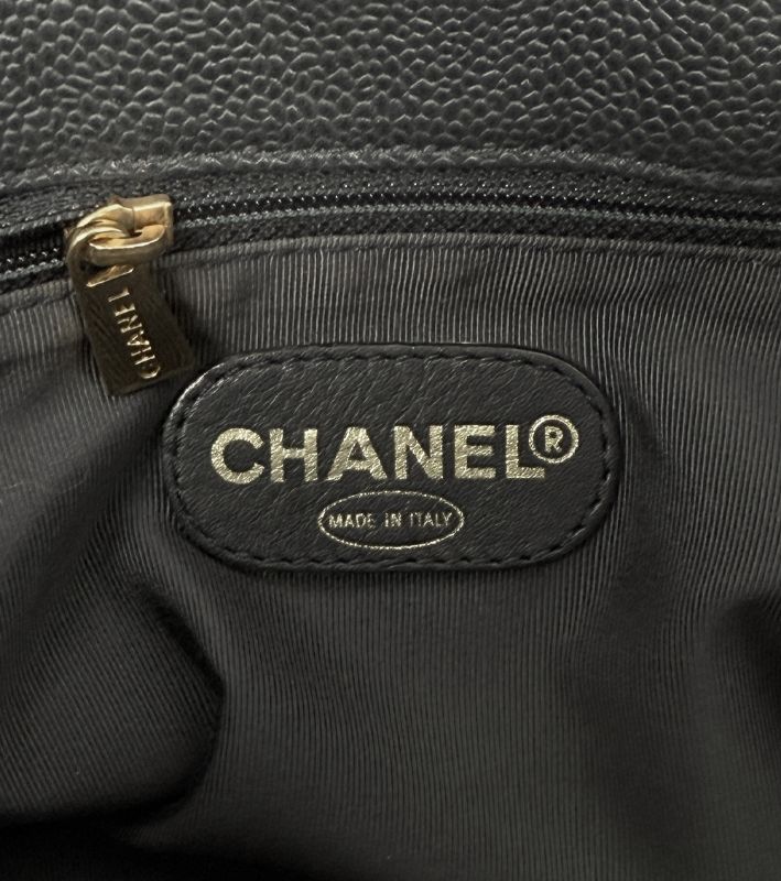 Chanel Navy Caviar Tote