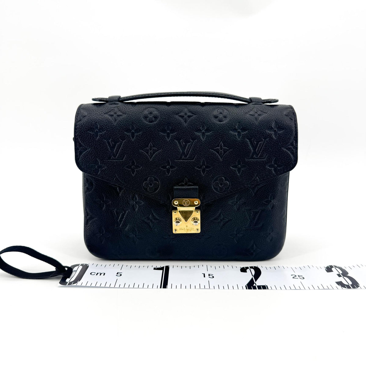 Louis Vuitton Pochette Métis Monogram Empreinte Black