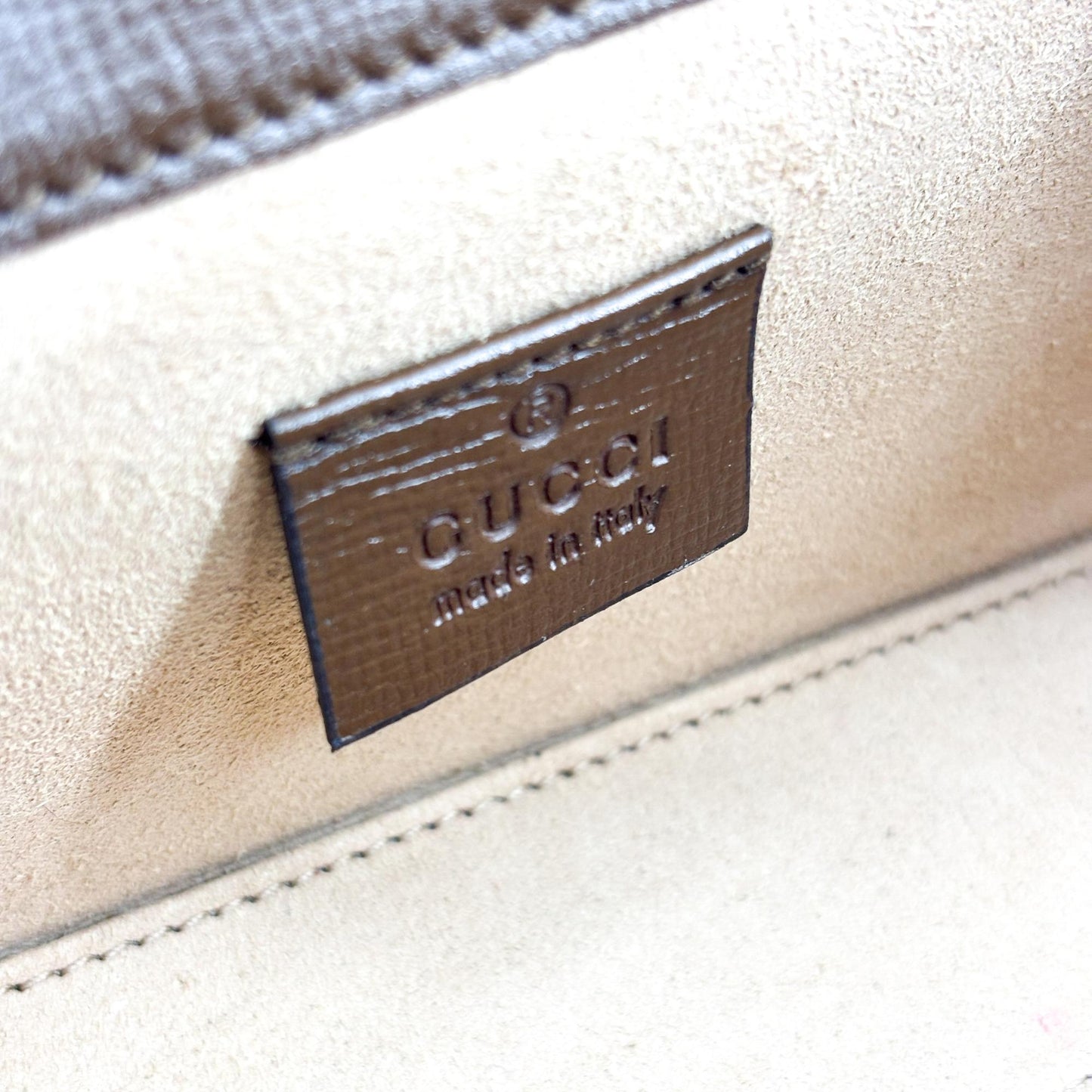Gucci Horsebit 1955 Mini Bag GG Supreme Brown