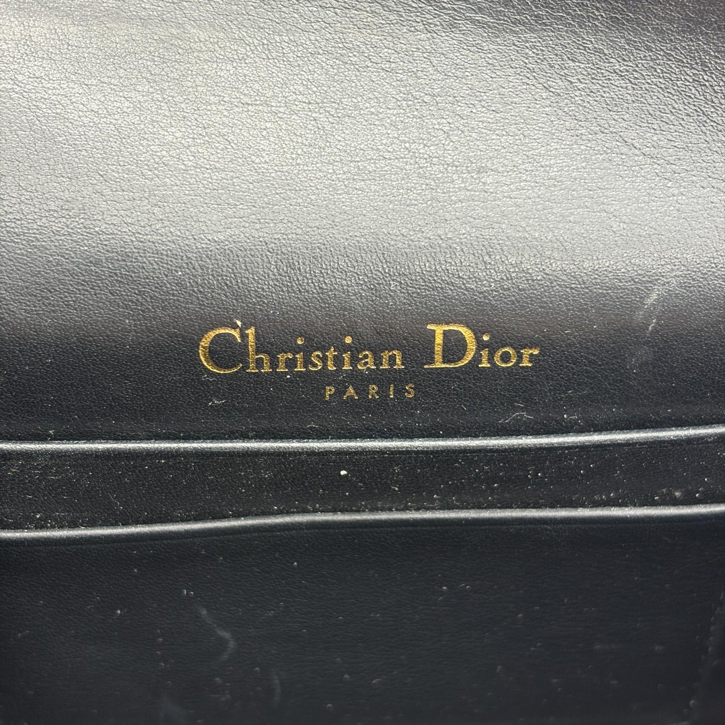 Dior Saddle Slim Pouch Blue Oblique Jacquard