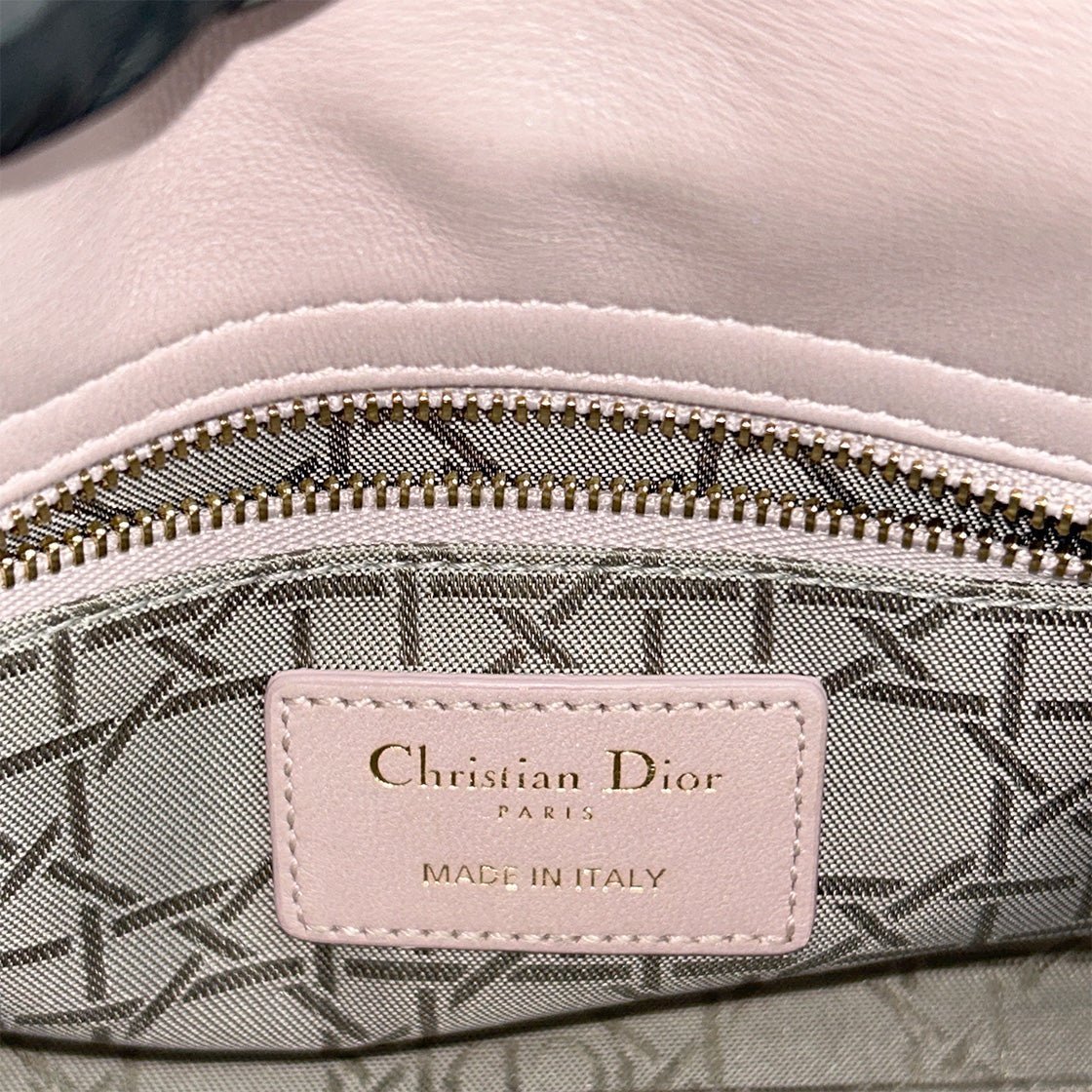 Dior Metallic Pink Lady Mini Shoulder Bag
