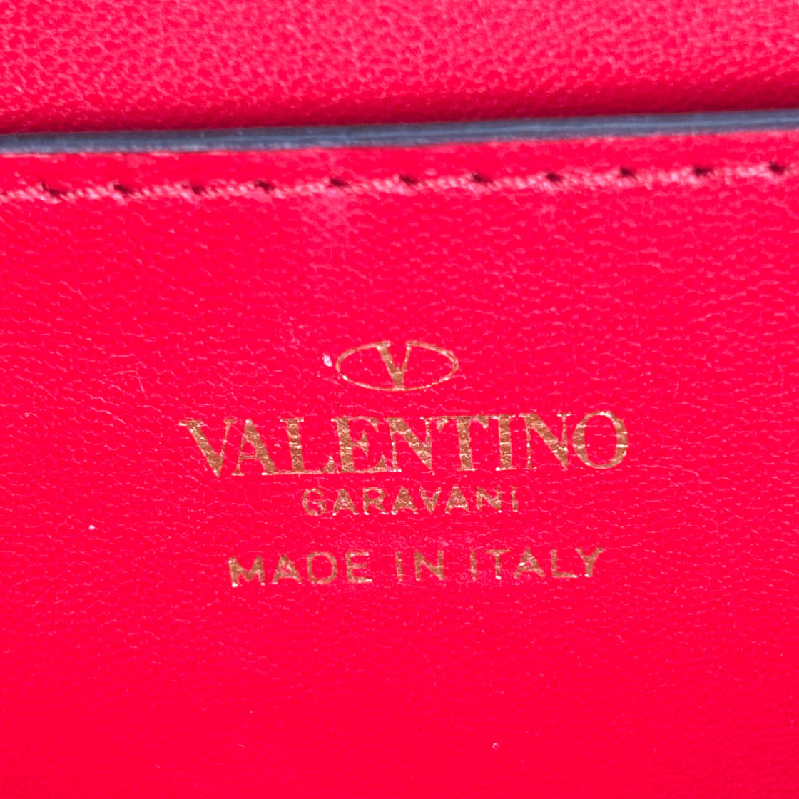 Valentino Pink Leather Rockstud Box Top-Handle Tote Bag
