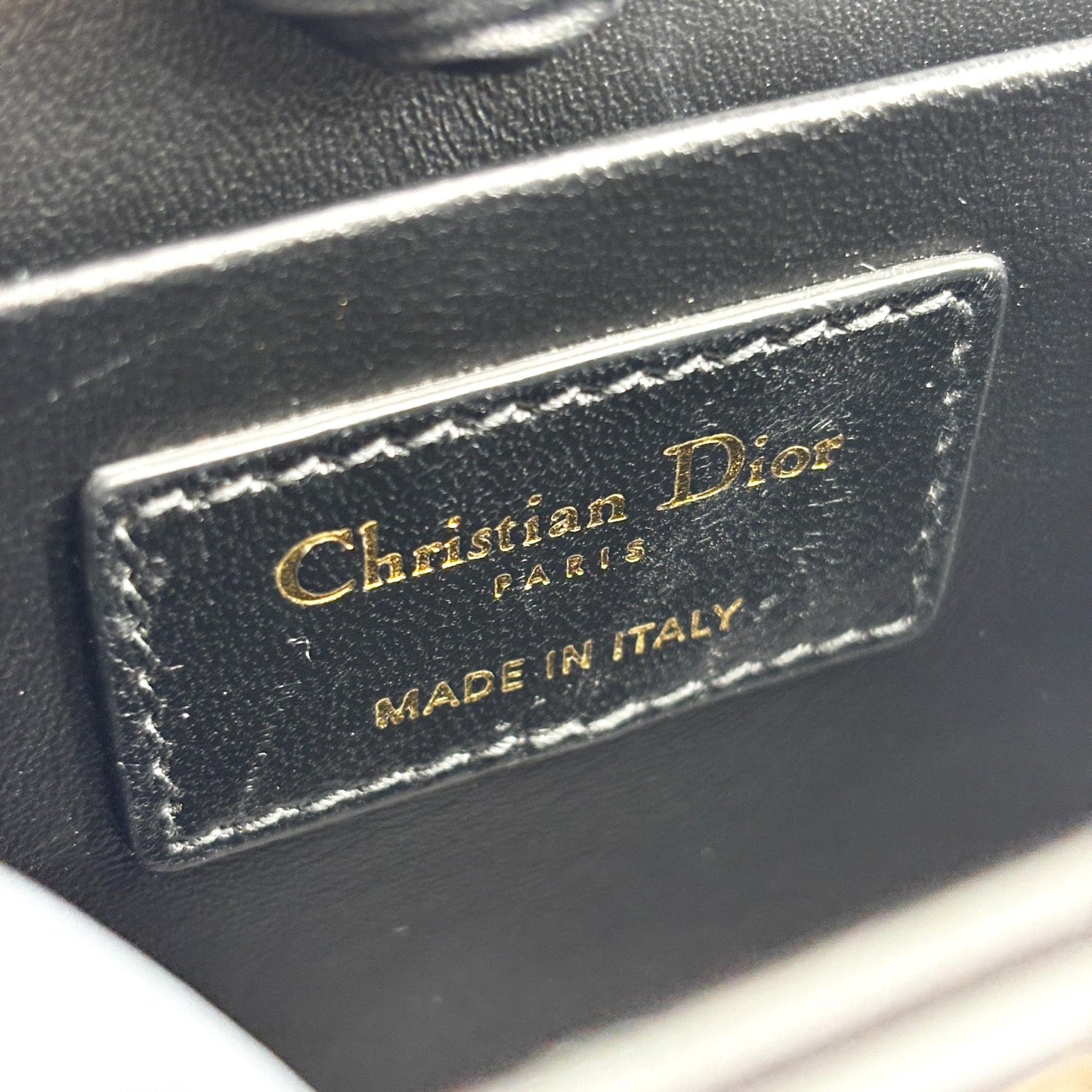 Dior 30 Montaigne Box Bag Black with Gold Hardware