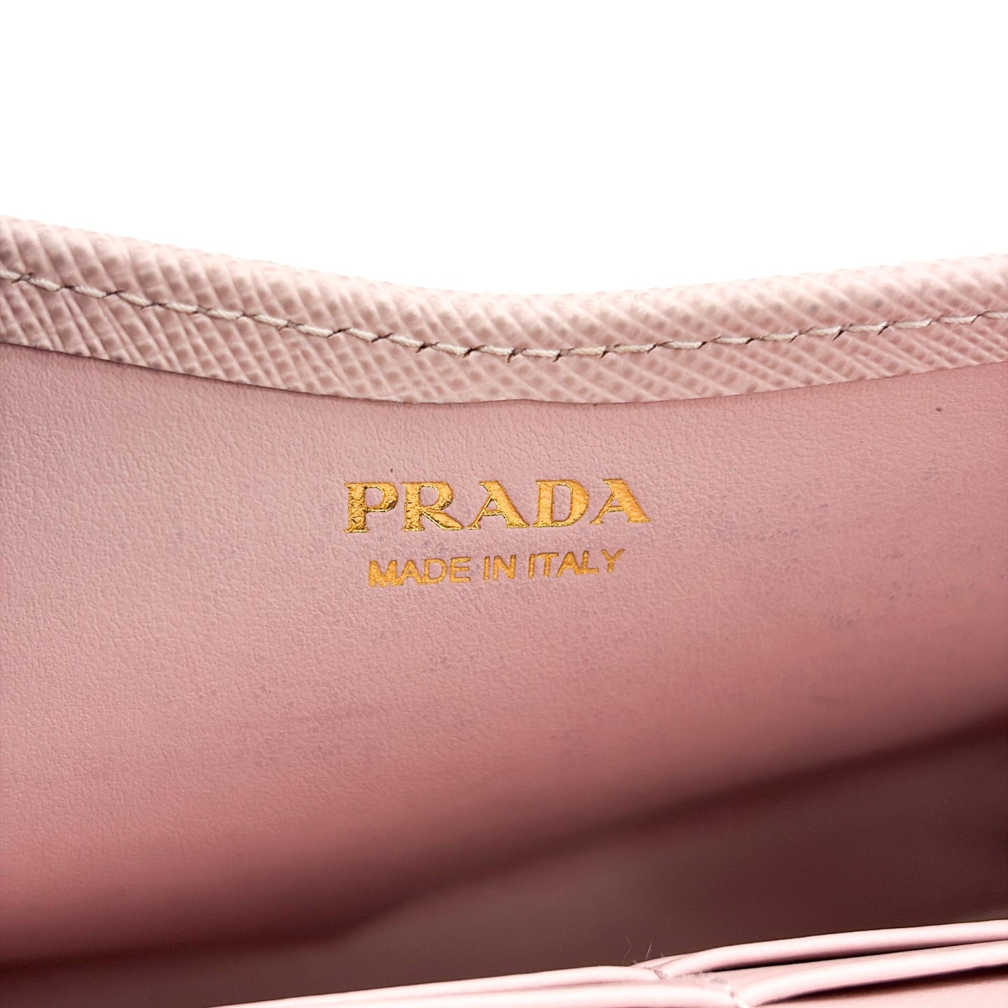 Prada Saffiano Leather Envelope Shoulder Bag Orchid Pink