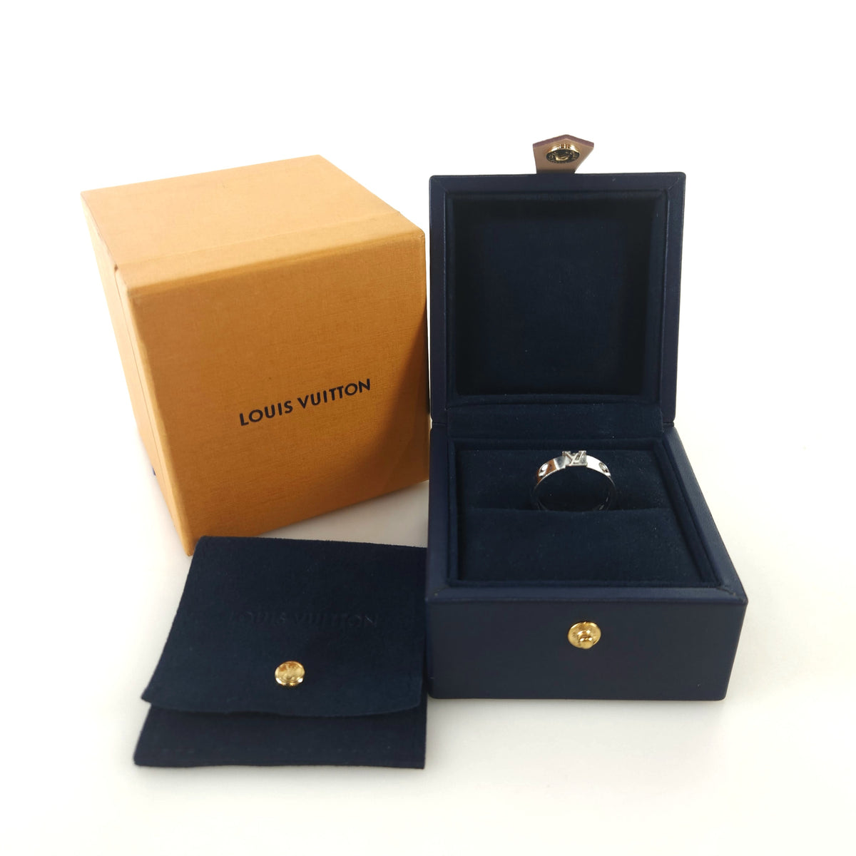 59 Empreinte White Gold Ring