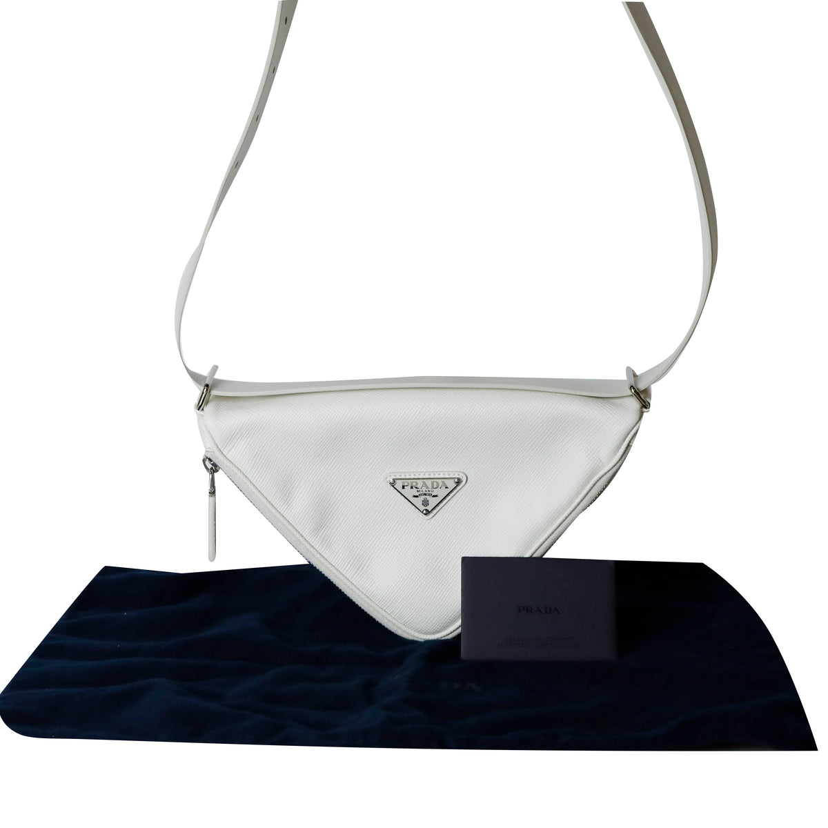 Saffiano Triangle Belt Bag 2VL039