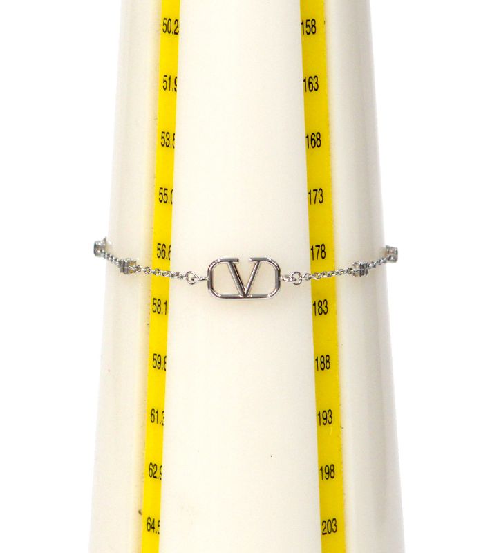 Valentino Cubic Garavani Silver Bracelet