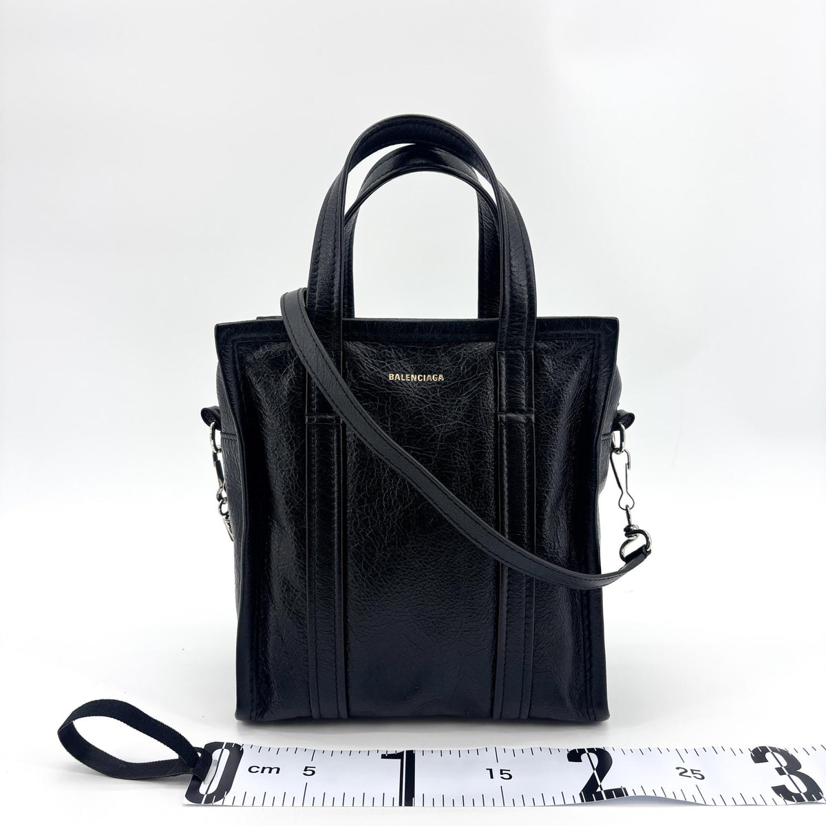 Balenciaga Bazaar Shopper XXS Tote Bag Black