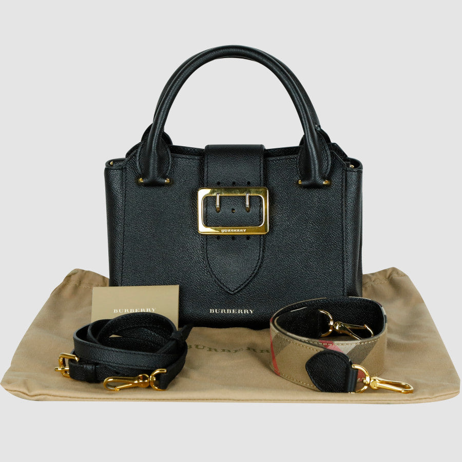 Buckle tote bag shoulder bag