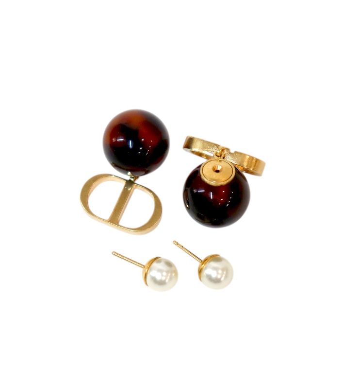 Dior Tribal Pearl Earrings