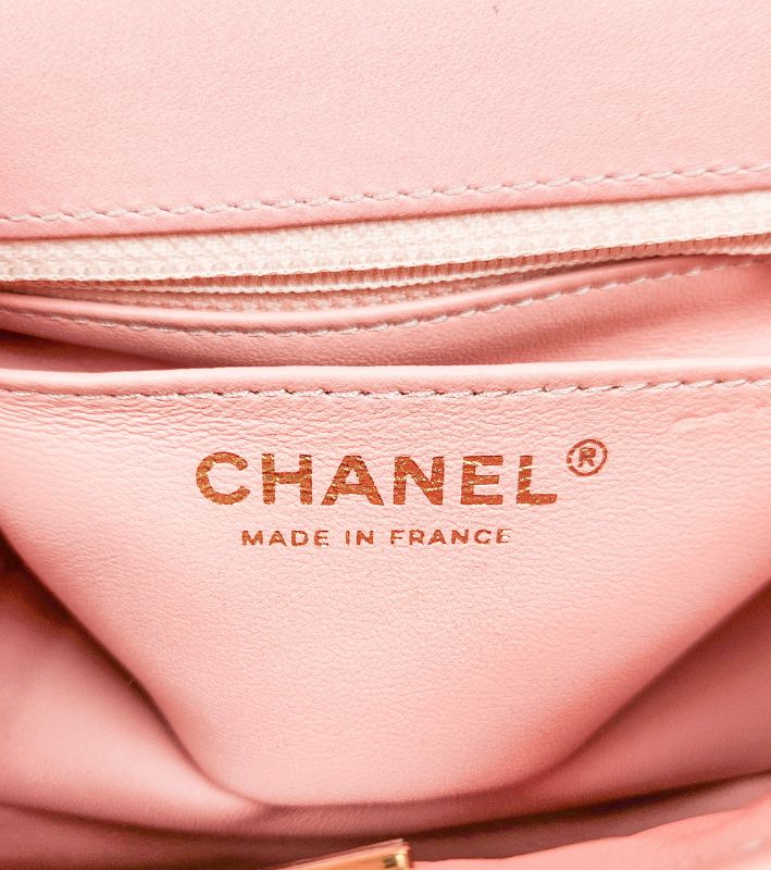 Chanel Season Mini Pink Velvet Shoulder Bag