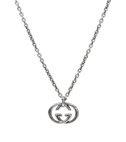 Gucci Interlocking G Silver Necklace