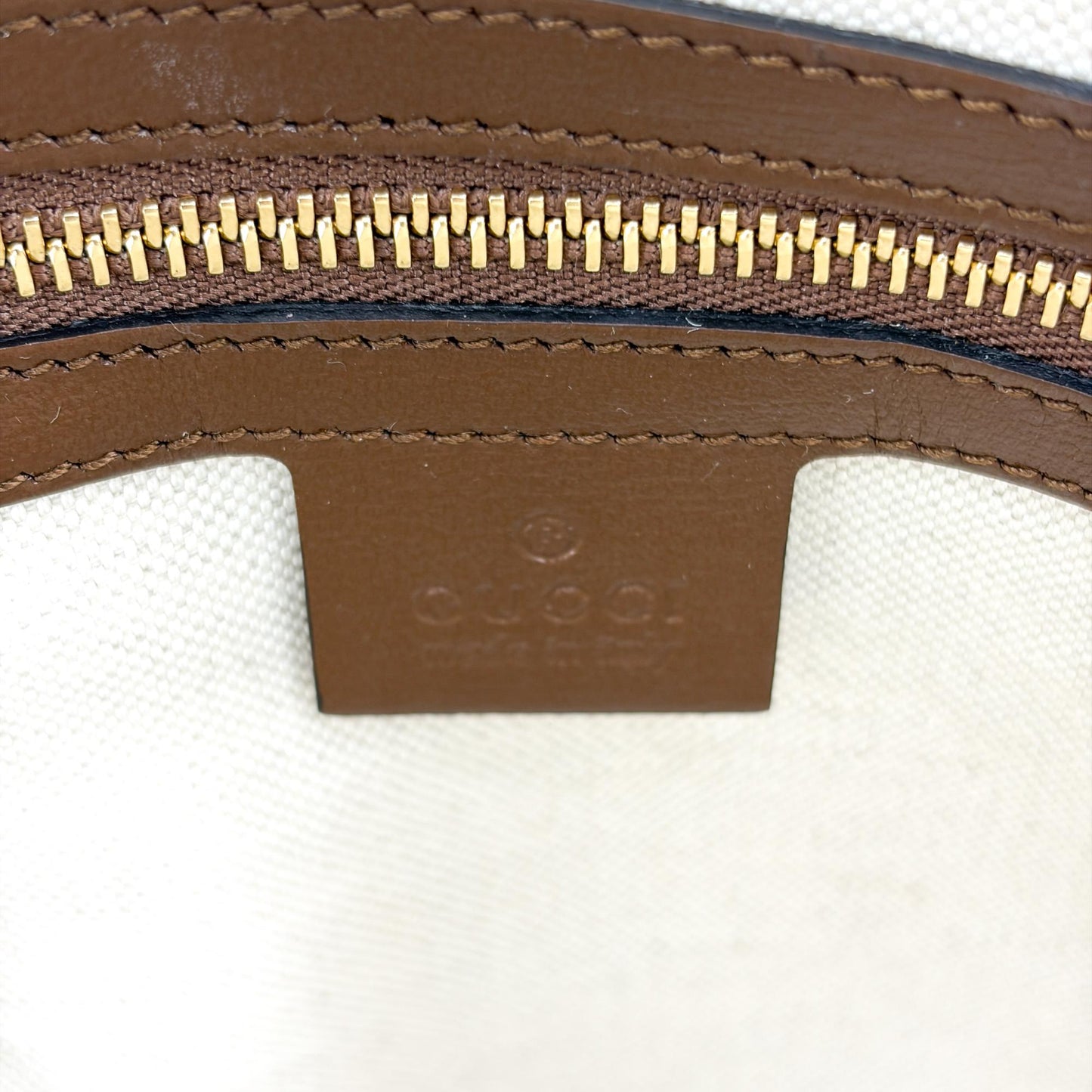 Gucci Horsebit 1955 Small Top Handle Bag Brown