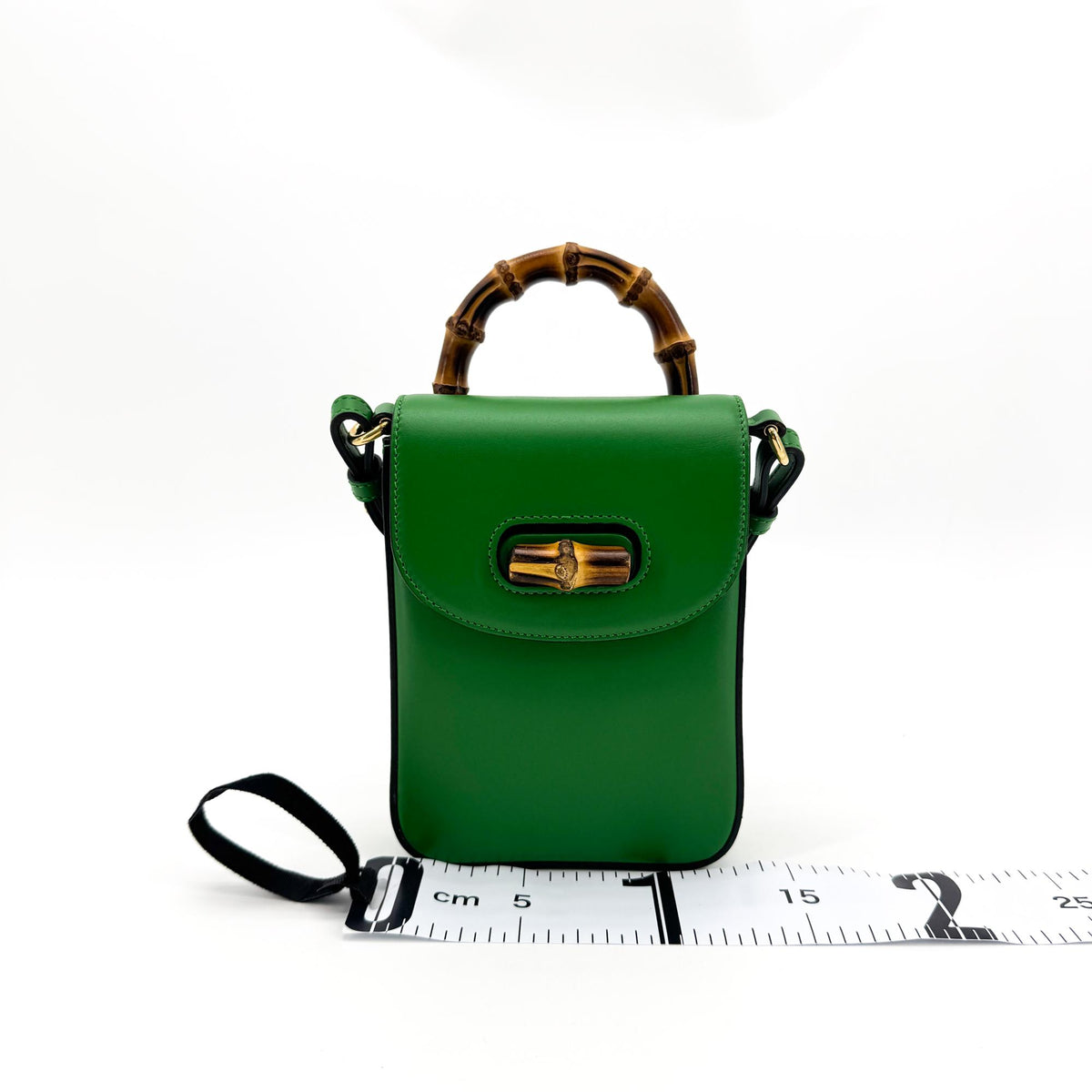 Gucci Bamboo 1947 Mini Crossbody Bag Green