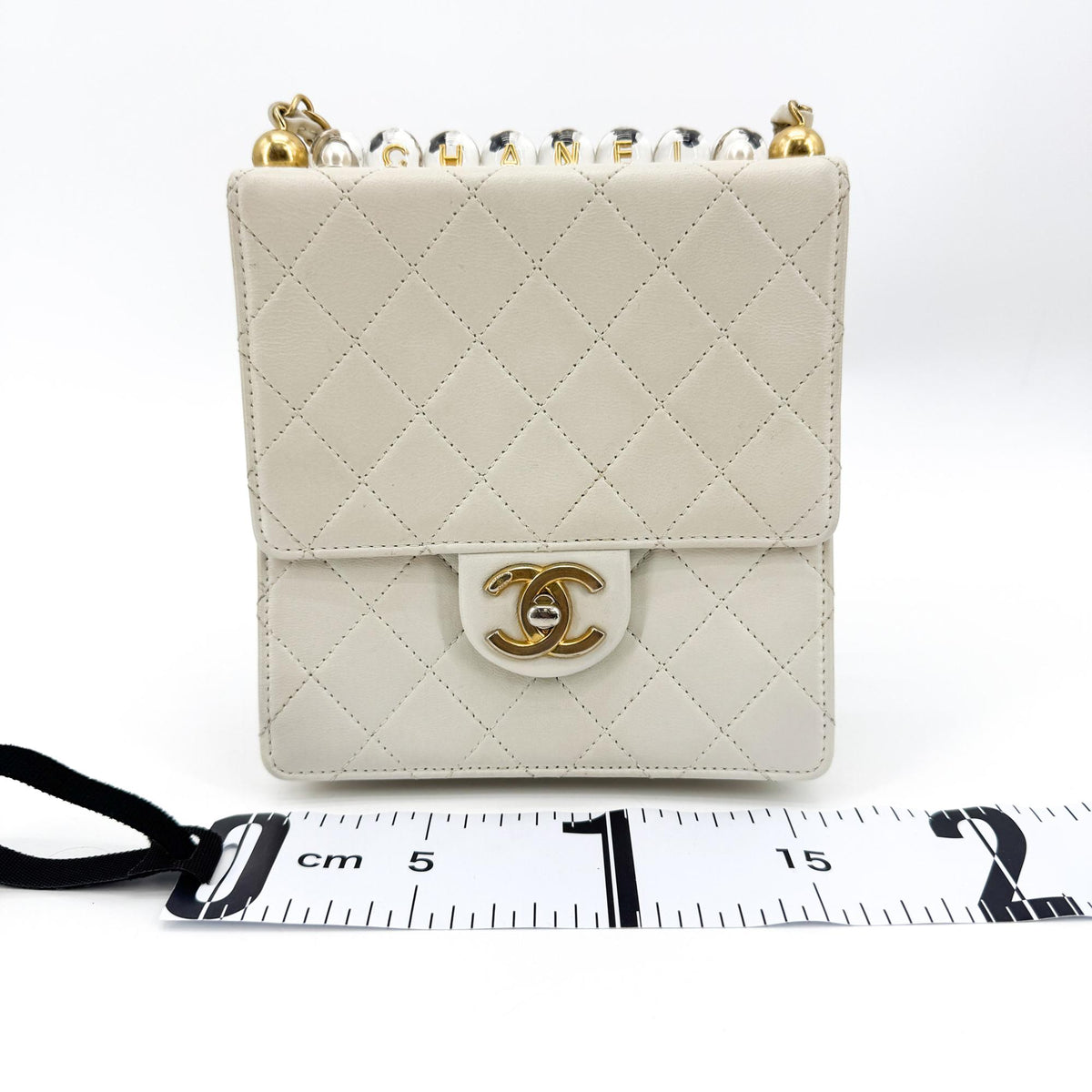 Chanel Chic Pulse Flap Bag White Gold