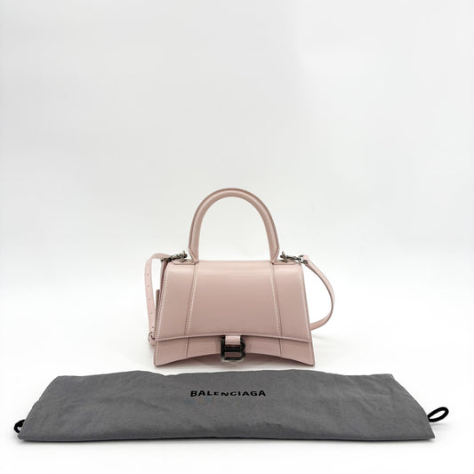 Balenciaga Hourglass XS Top Handle Bag Pink