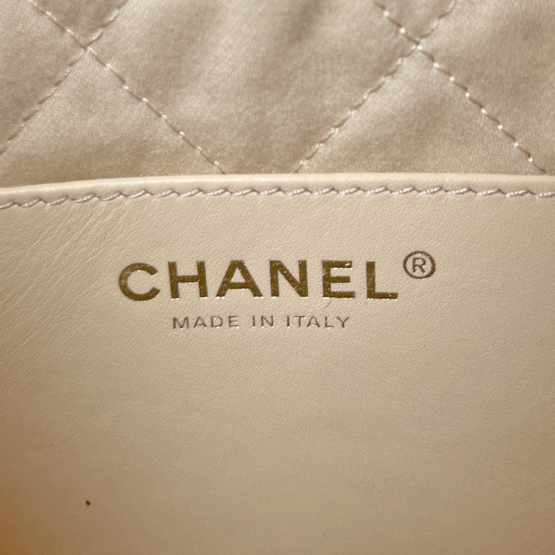 Chanel White Mini 22 Bag