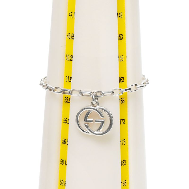 Gucci Interlocking G Silver Bracelet