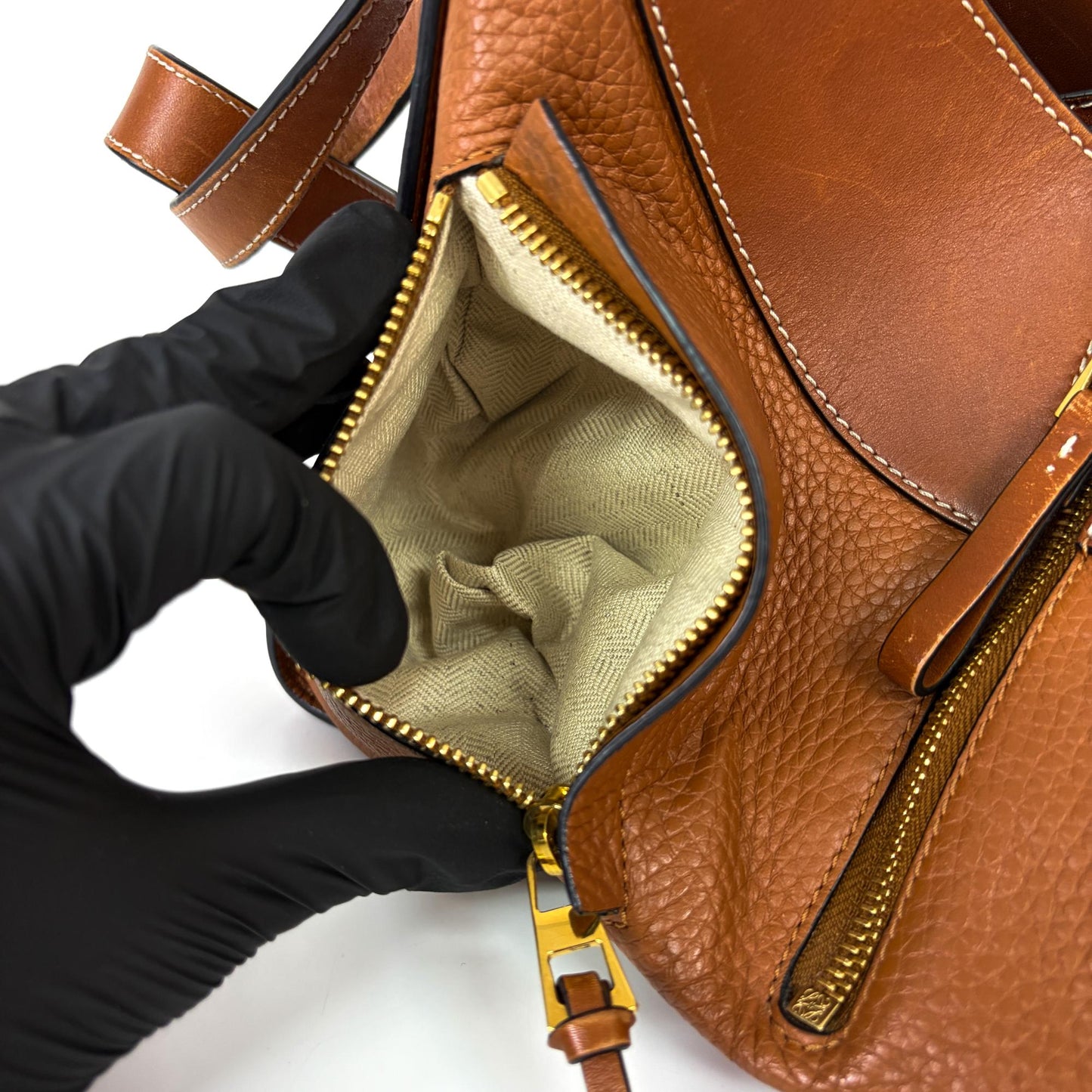 Loewe Small Hammock Bag Classic Calfskin Tan