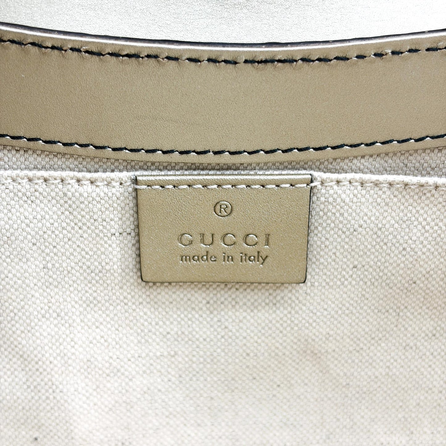 Gucci Emily Guccisima Chain Shoulder Bag Gold
