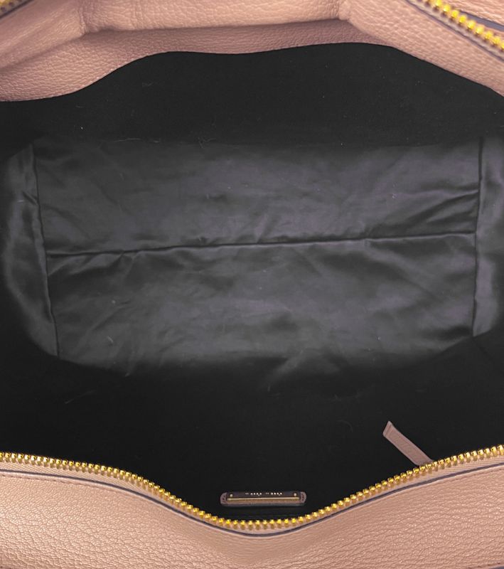 Miu Miu Indigo Pink Madras Tote