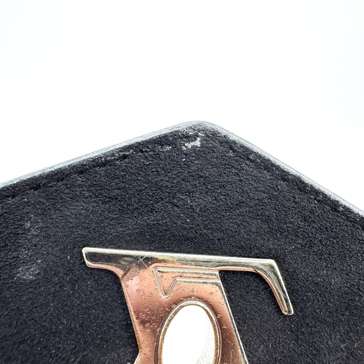 Louis Vuitton Lockme II Crossbody Bag Black Silver Hardware