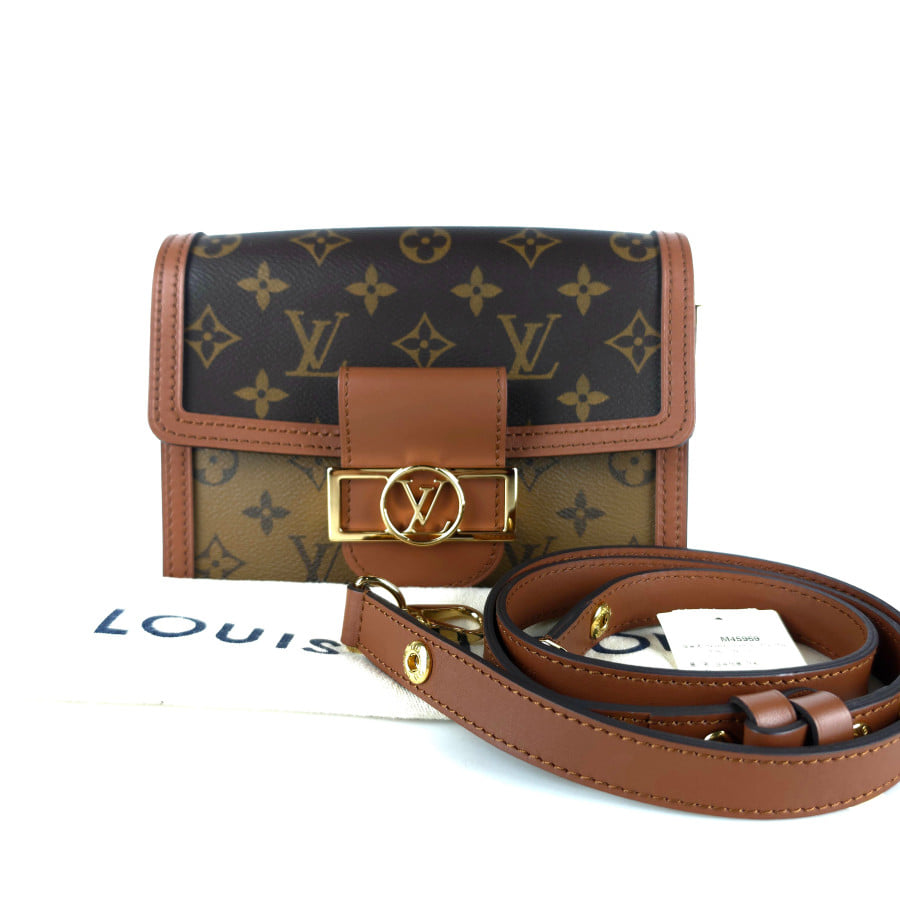 Mini Reverse Monogram Dauphine Shoulder Bag Crossbody Bag M45959
