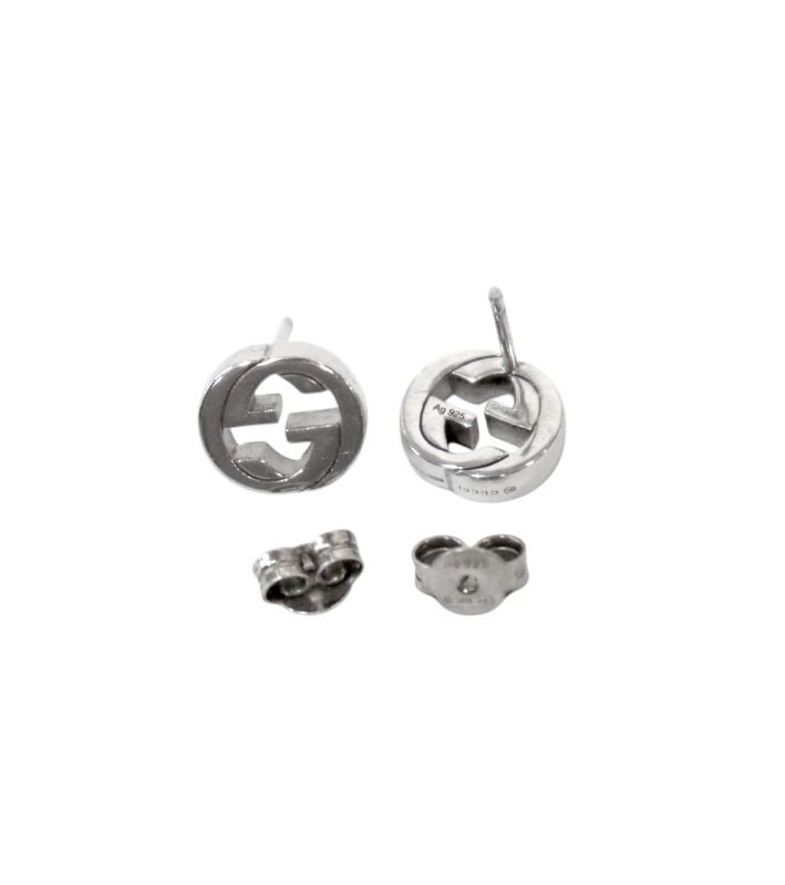 Gucci Interlocking G Silver Earrings