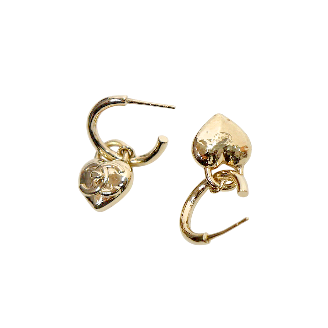 Chanel Heart Earrings