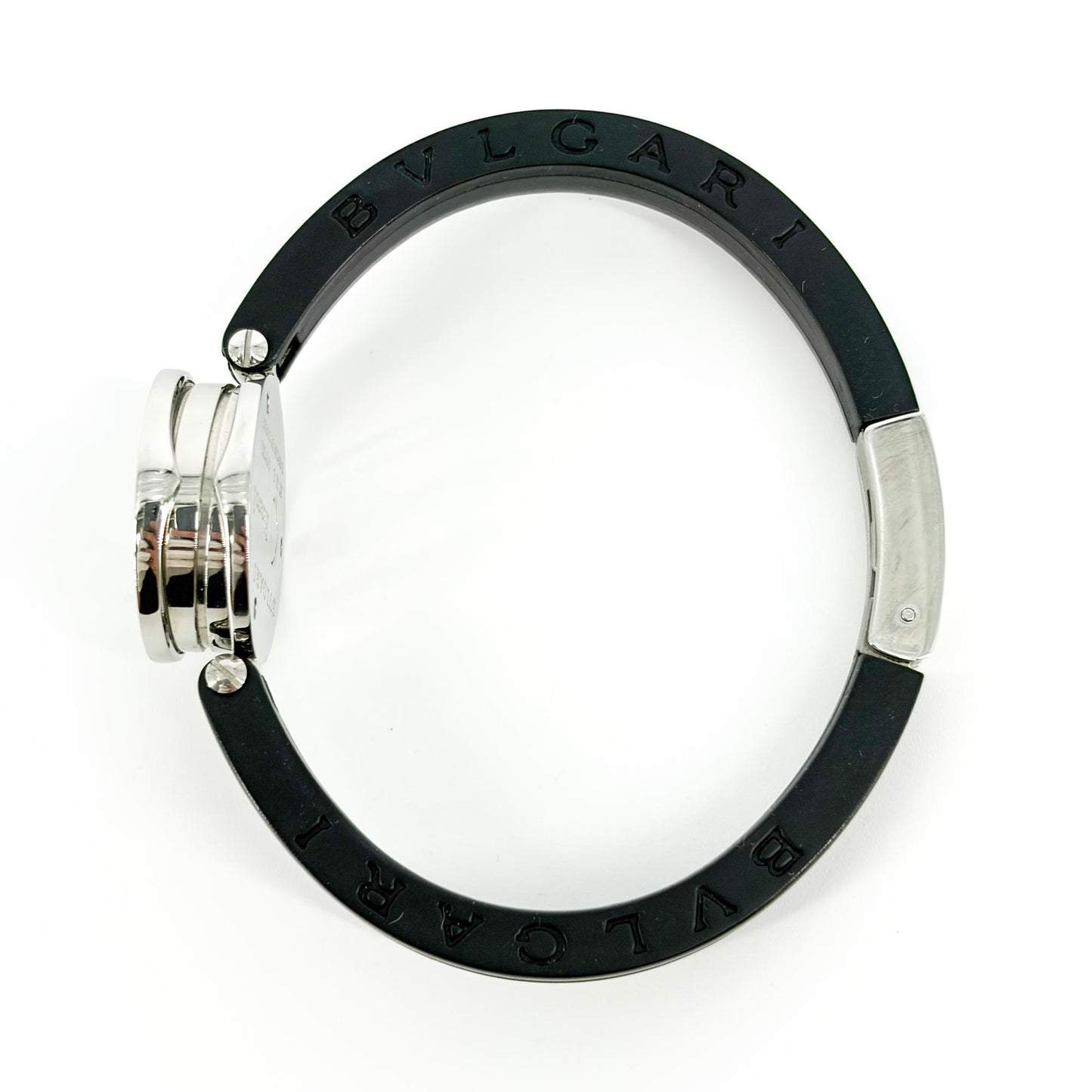 Bulgari B.Zero1 Watch 22mm Black Dial Black Leather Strap
