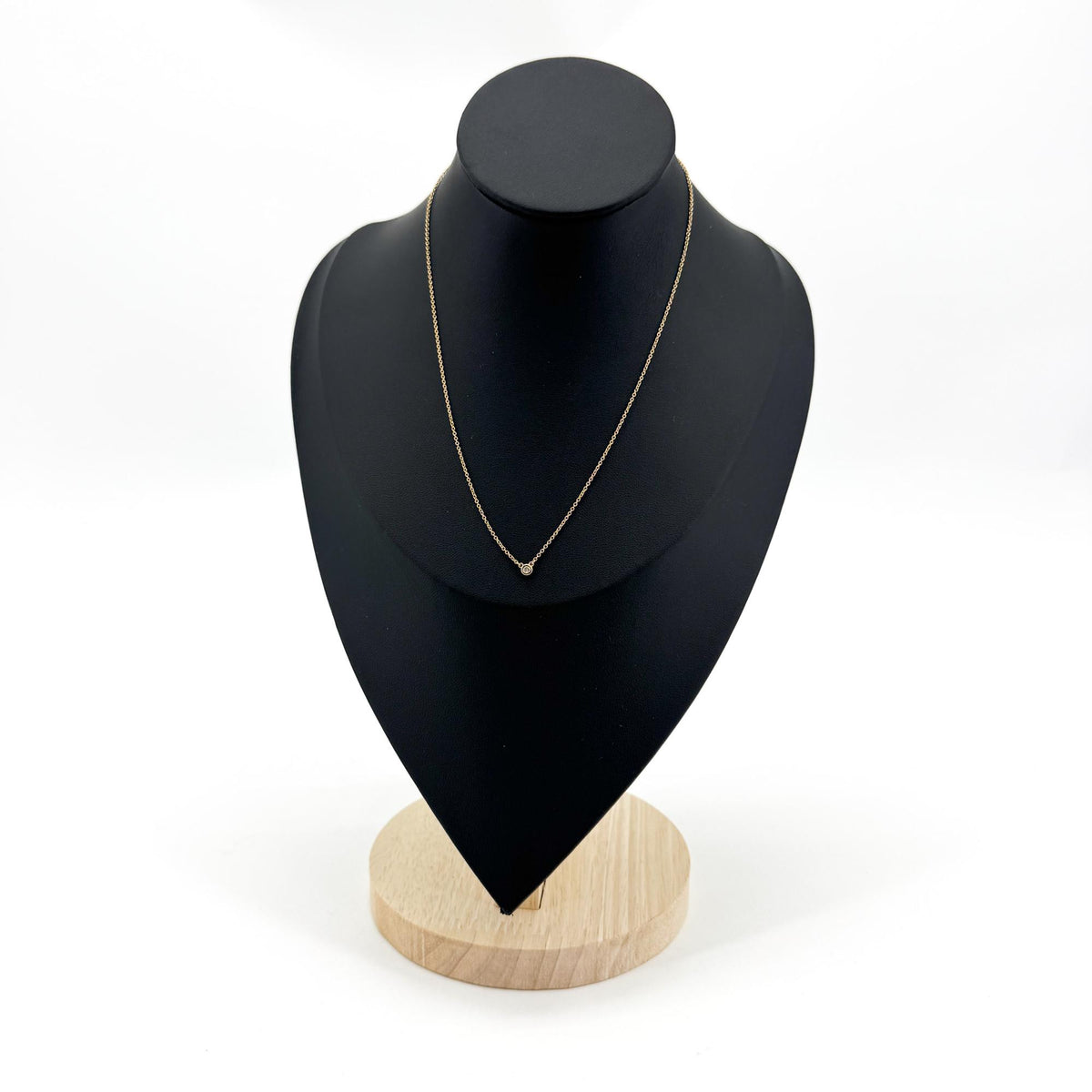 Tiffany & Co. Elsa Peretti Diamond By The Yard Pendant Yellow Gold