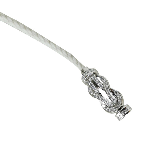 Medium Chance Infini White Gold Diamond Bracelet