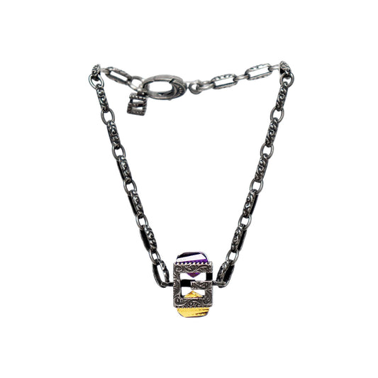 Gucci Square G Cube Silver Bracelet