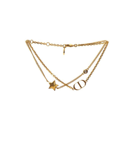 Dior Petit CD Double Gold Bracelet