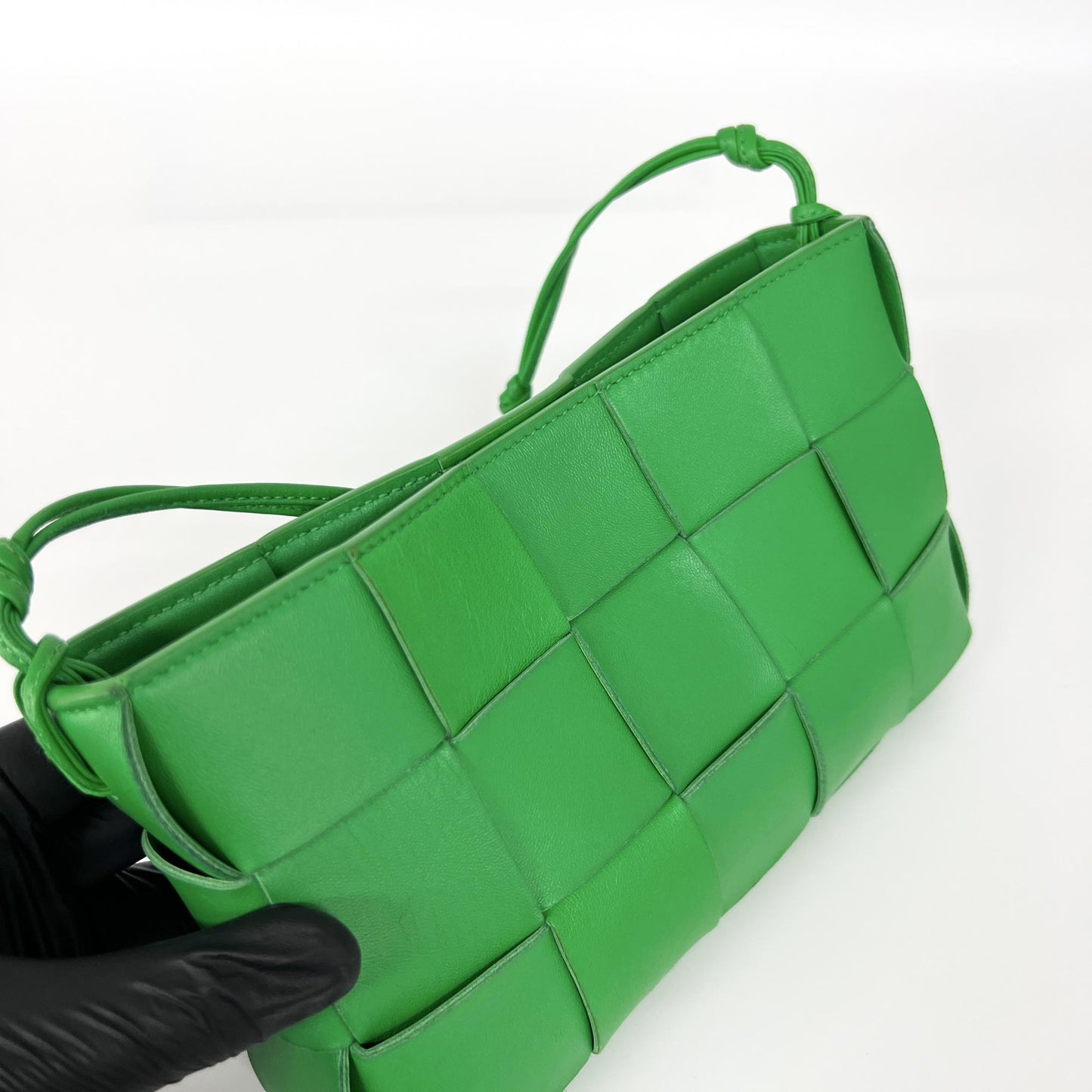 Bottega Veneta Small Cassette Shoulder Bag Parakeet