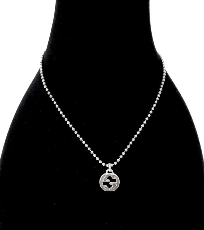 Gucci Bold Interlocking G Silver Necklace