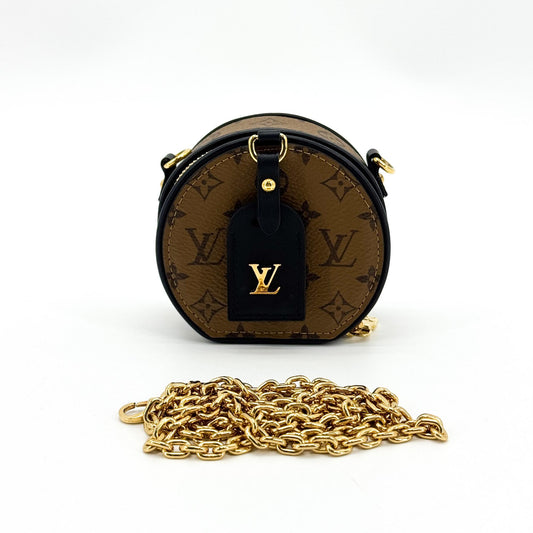 Louis Vuitton Mini Boîte Chapeau Monogram Reverse Canvas Bag