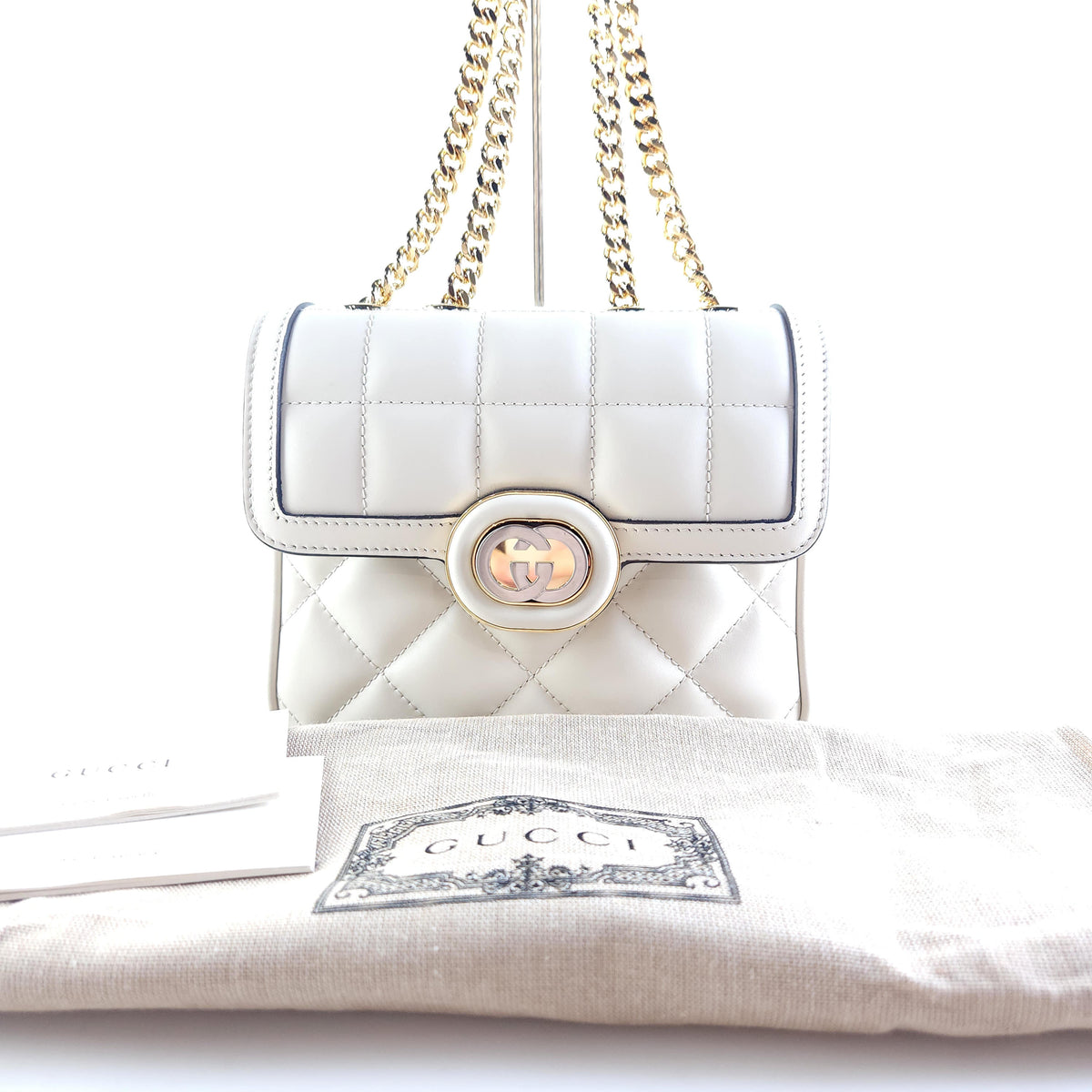 Mini Interlocking Deco Shoulder Bag Crossbody Bag 741457