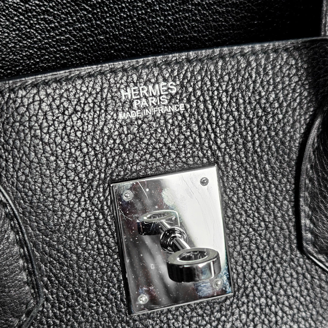 Hermès Birkin 30 Square with "J" Engraving
