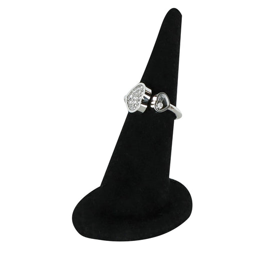 48/49 Happy Heart Diamond White Gold Ring