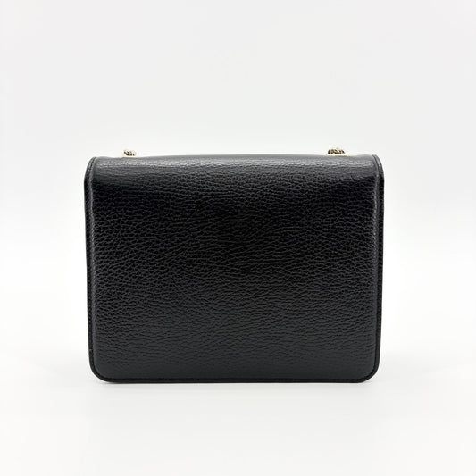 Sac bandoulière Gucci Interlocking G petit modèle noir