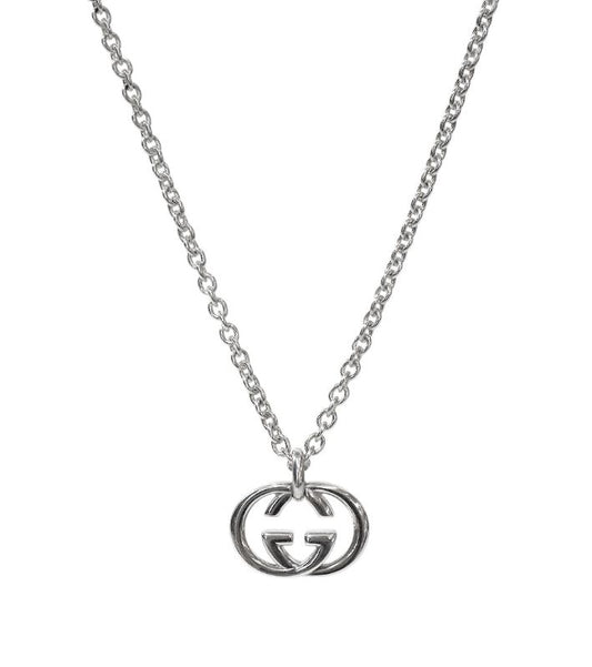 Gucci Interlocking G Silver Necklace