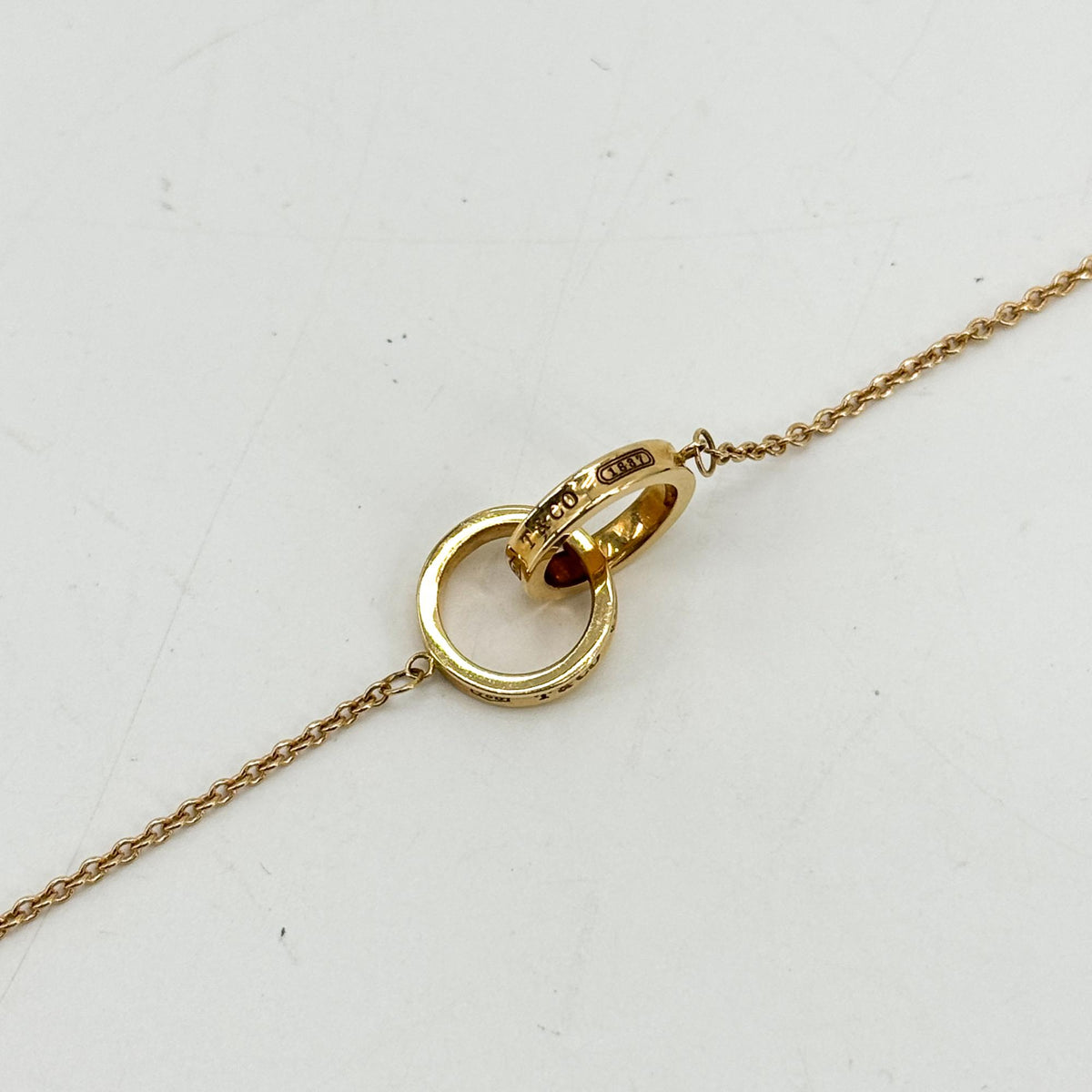 Tiffany & Co. 1837 Interlocking Circle Bracelet Yellow Gold