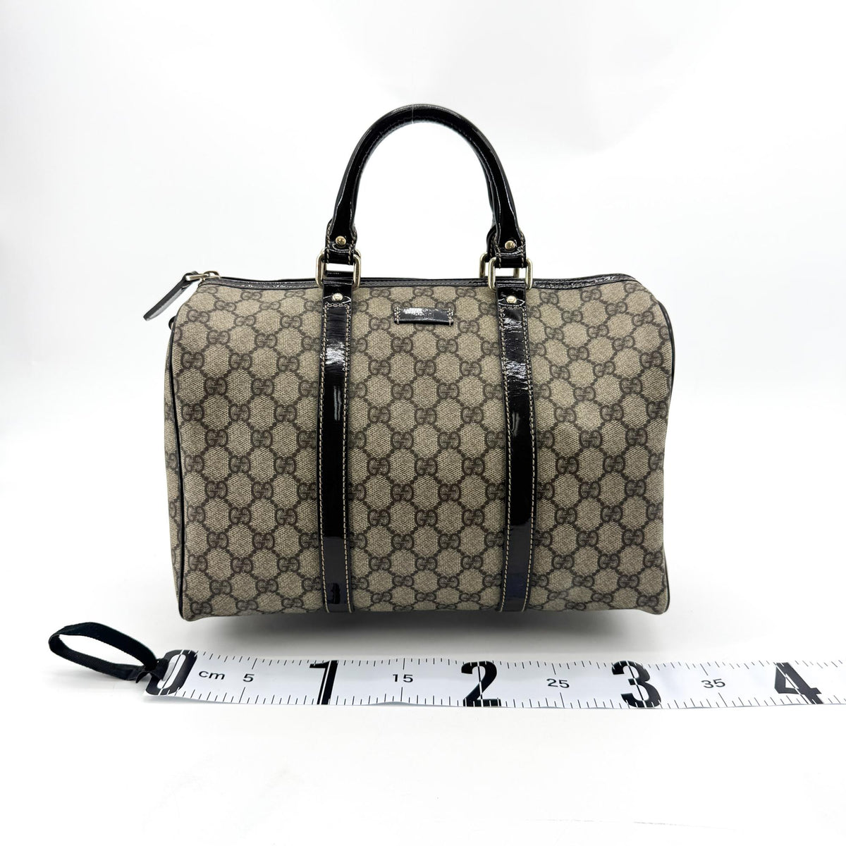 Gucci GG Supreme Joy Medium Boston Bag Black