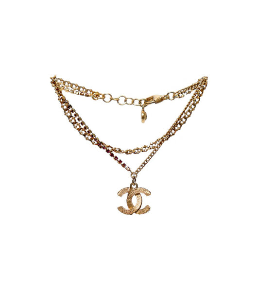 Chanel CC Chain Cubic Zirconia Bracelet