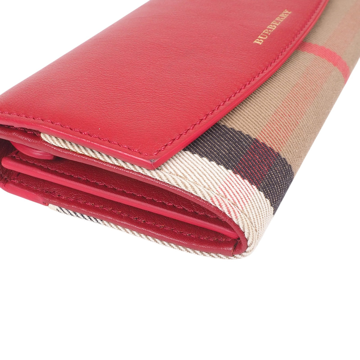 Burberry 3982451 Horseferry Haymarket Check Long Wallet