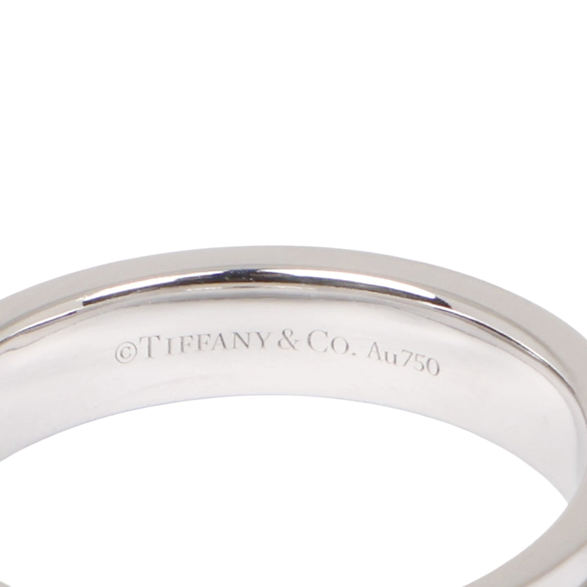 Tiffany 36815647 White Gold T Narrow Ring