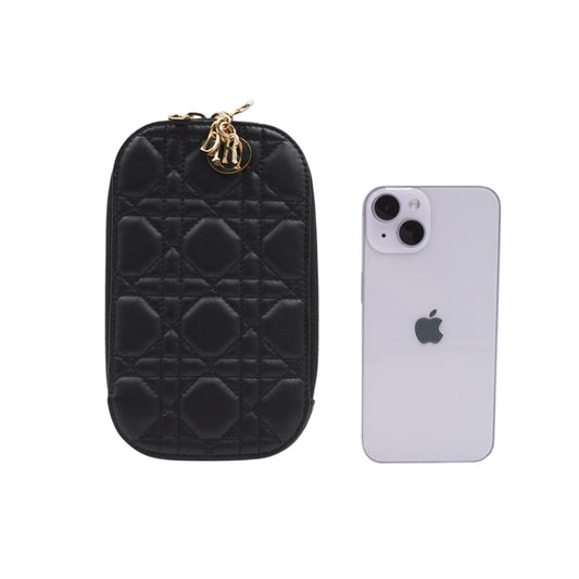 Dior S0872ONMJ Cannage Phone Holder Crossbody Bag
