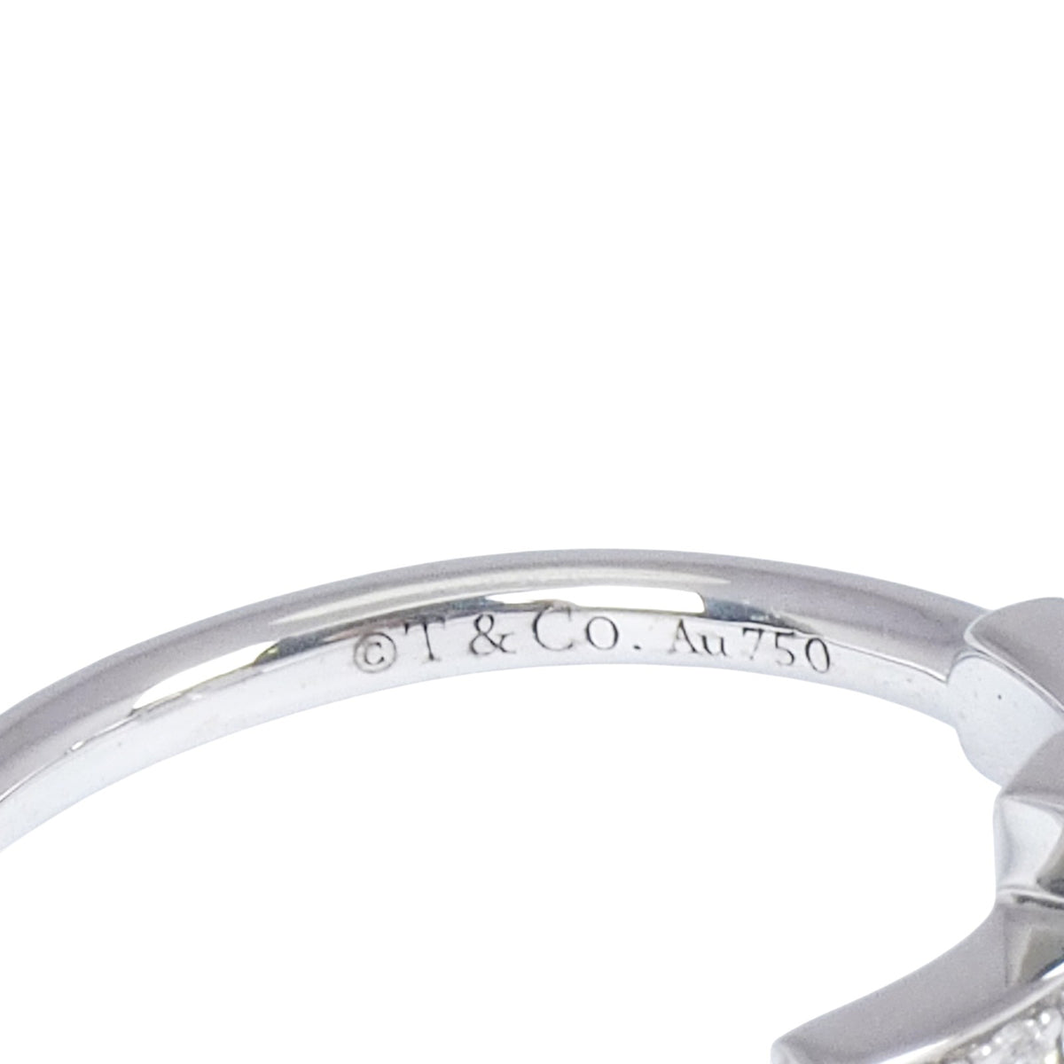 Tiffany White Gold T-Wire Diamond Ring